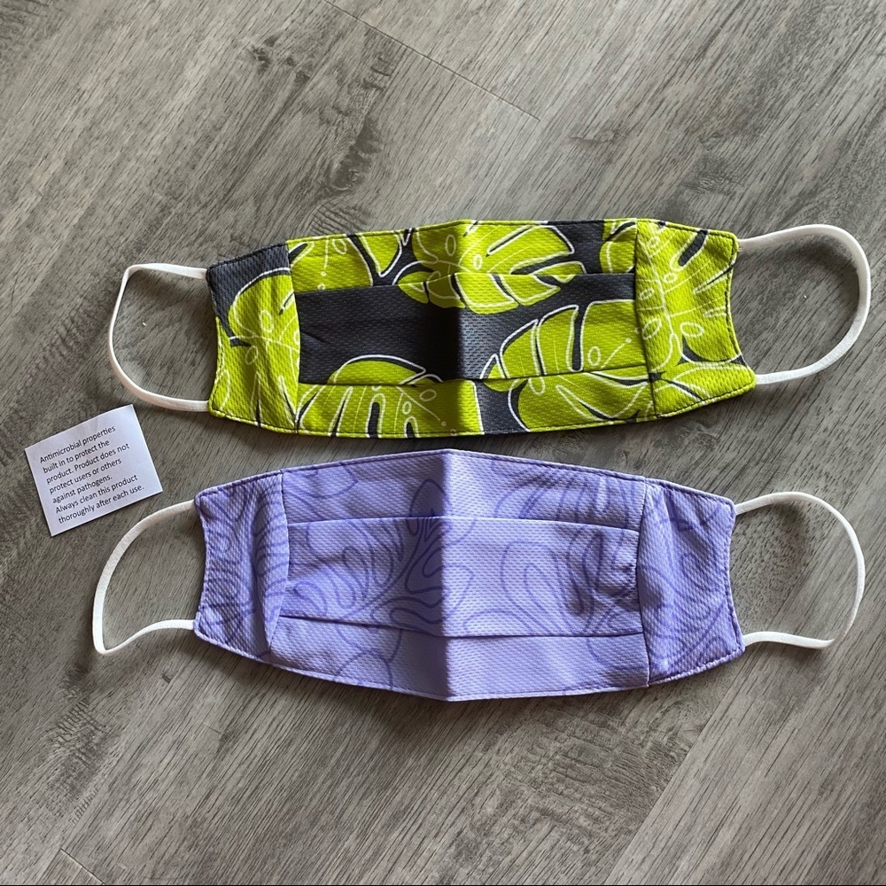 Brand New Hawaiian Print Face Masks